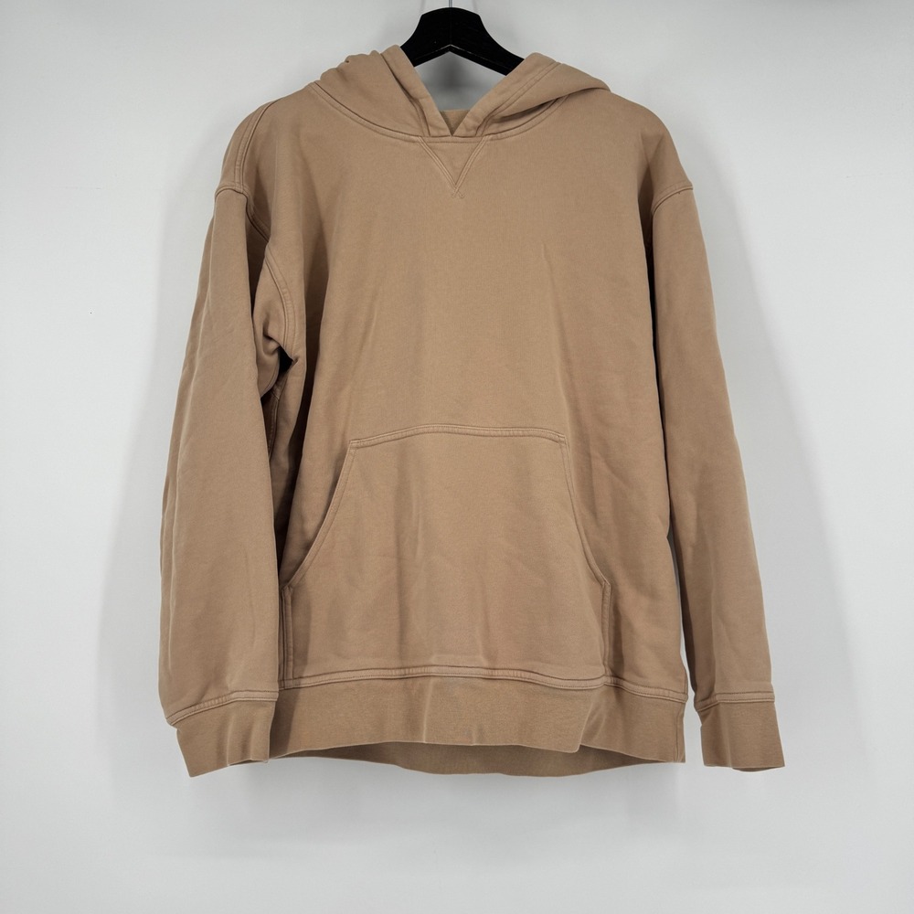 Lululemon All Yours Hoodie Sand Beige Tan Pullover Sweatshirt Womens Size 10